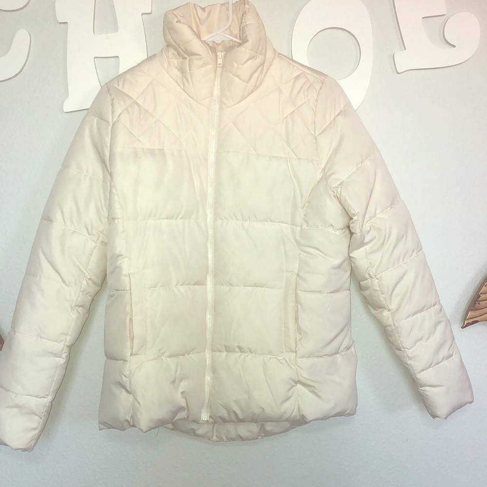 Old Navy Cream-colored Marshmellow Jacket